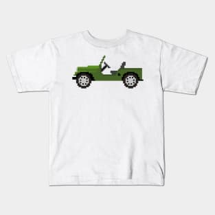 Jeep Pixelart Kids T-Shirt